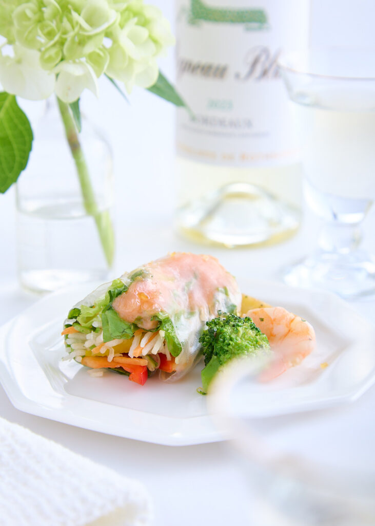 熊本の出張撮影、前菜の生春巻きのアップ