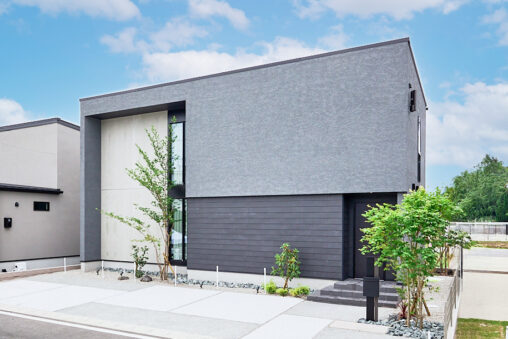 熊本の戸建て住宅、外観写真